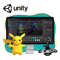 Мир игр на Unity 2D на популярном движке + AI-помощники - КИБЕРшкола программирования для детей, компьютерные курсы для школьников, начинающих и подростков - KIBERone г. Нальчик