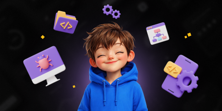 Идеальный сайт с нуля: код, дизайн и AI-помощник - КИБЕРшкола программирования для детей, компьютерные курсы для школьников, начинающих и подростков - KIBERone г. Нальчик